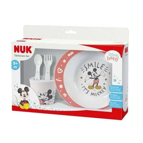 Φωτογραφία προϊόντος: Nuk Disney Mickey Εκπαιδευτικό Σετ Φαγητού 9m+