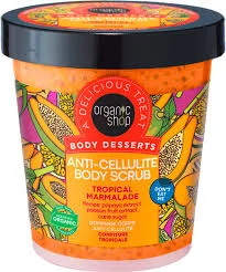 Φωτογραφία προϊόντος: Natura SIberica Organic shop Organic Shop by Natura Siberica Body Desserts Anti-Cellulite Body Scrub Tropical Marmalade Απολεπιστικό Σώματος κατά της Κυτταρίτιδας Τροπικά Φρούτα, 450ml