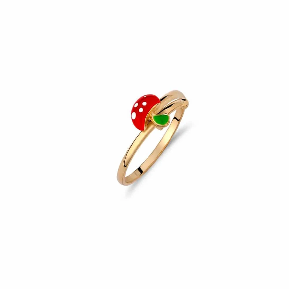 Φωτογραφία προϊόντος: Δαχτυλίδι Παιδικό Μανιτάρι Χρυσό