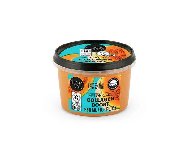 Φωτογραφία προϊόντος: Natura SIberica Organic shop Organic Shop Scrub σώματος Collagen Boost Melon Care, 250ml