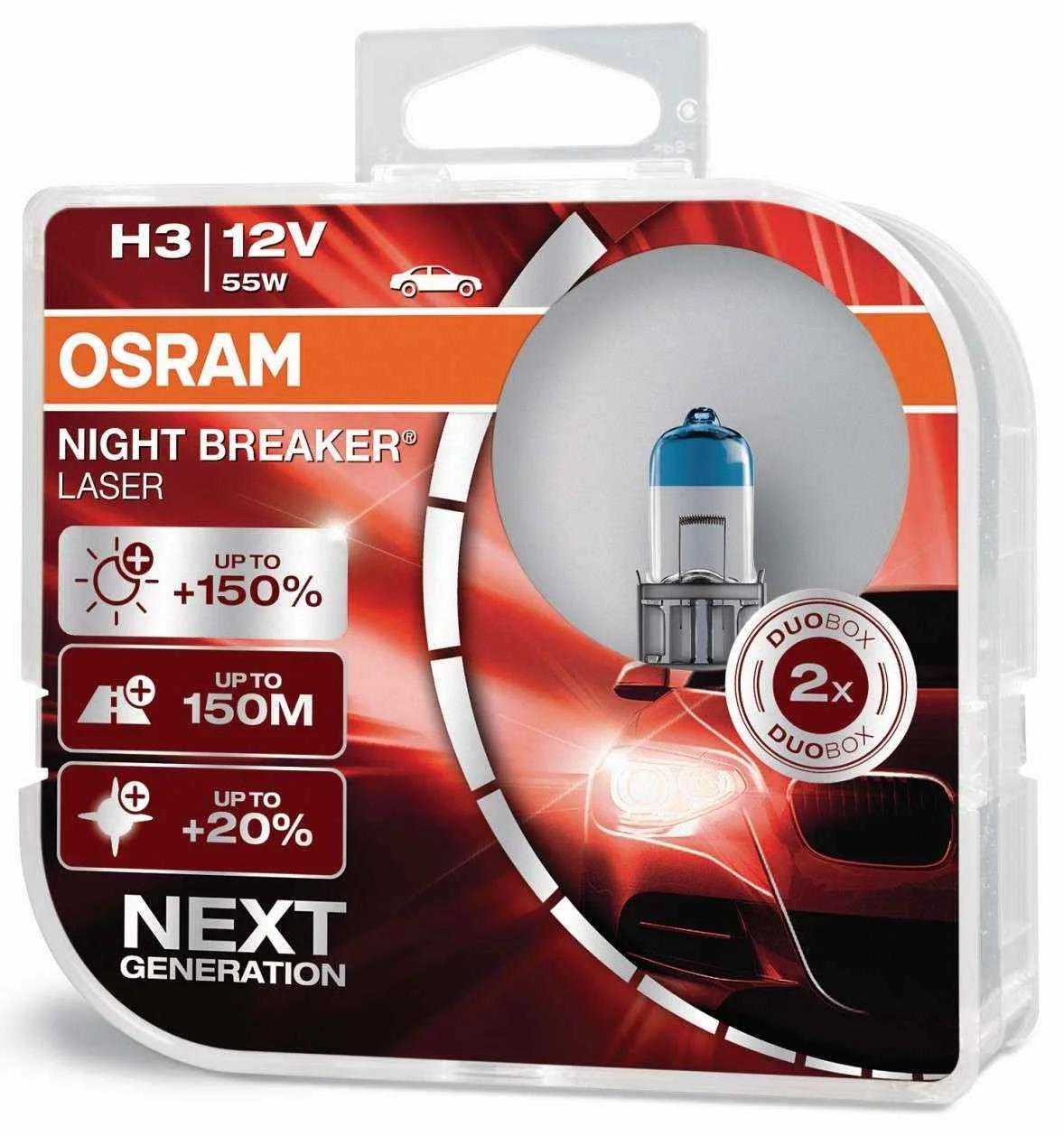 Φωτογραφία προϊόντος: Osram H3 Night Breaker Laser +150% 12V 55W