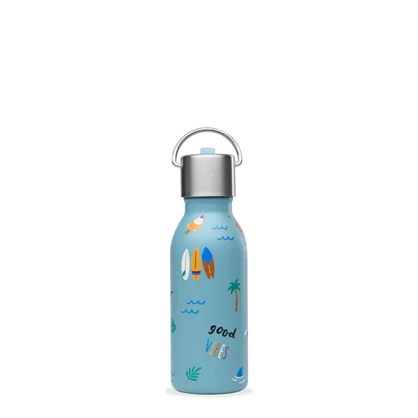 Φωτογραφία προϊόντος: Παγούρι Θερμός INOX 0,35L Qwetch Kids Χονολουλού Μπλε Ατσάλι