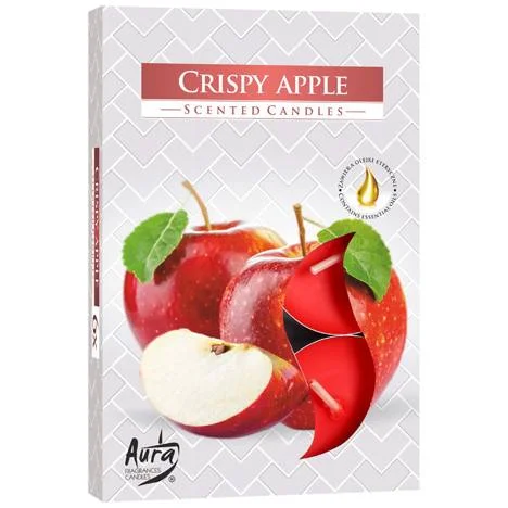 Φωτογραφία προϊόντος: OEM Crispy Apple Scented Candles-Σετ 6 αρωματικά κεριά ρεσω μήλο