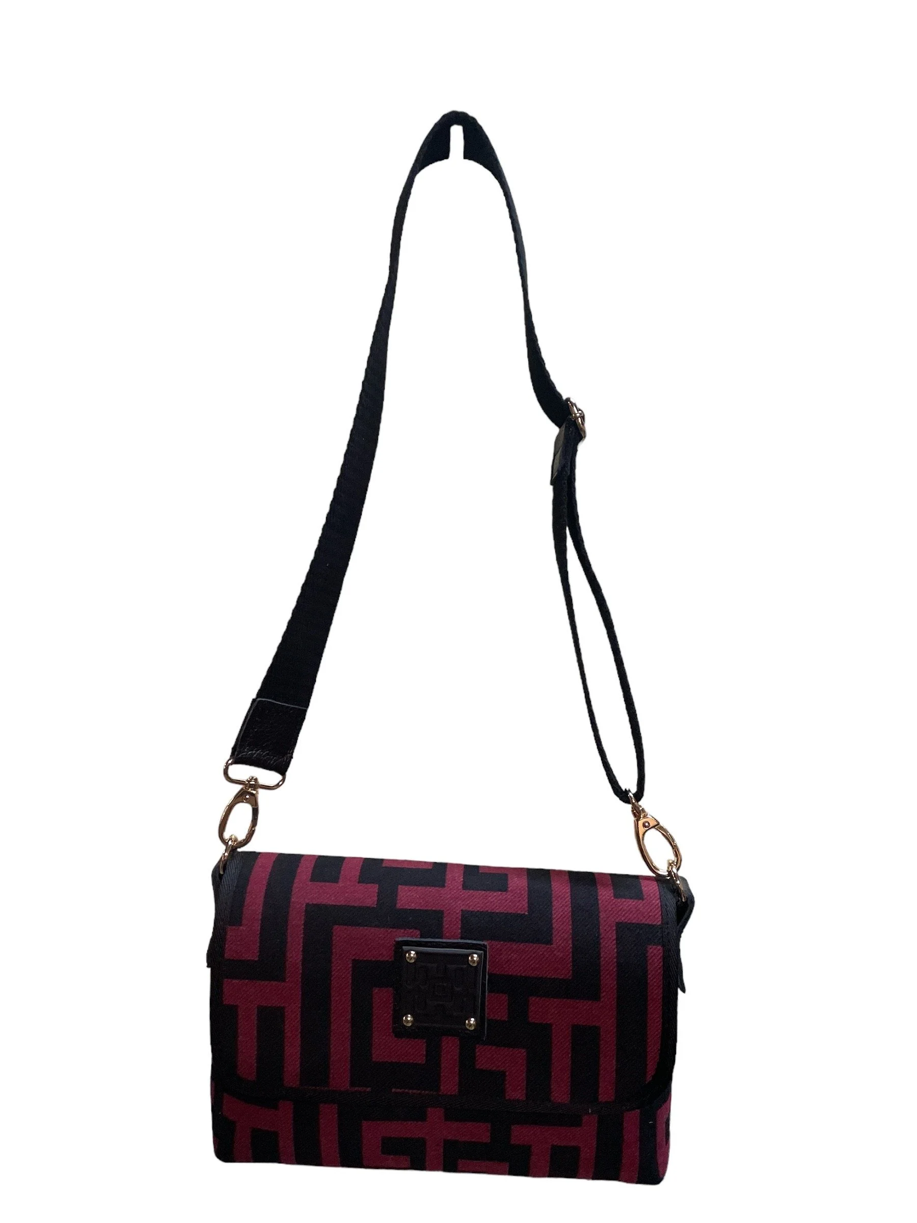 Φωτογραφία προϊόντος: Midneto Aphrodite I Dark Red Black Labyrinth Bag