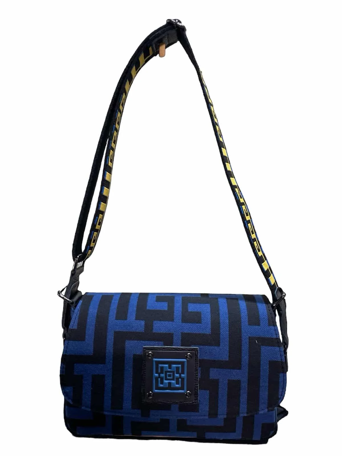 Φωτογραφία προϊόντος: Midneto Phivos I Blue Black Labyrinth Bag