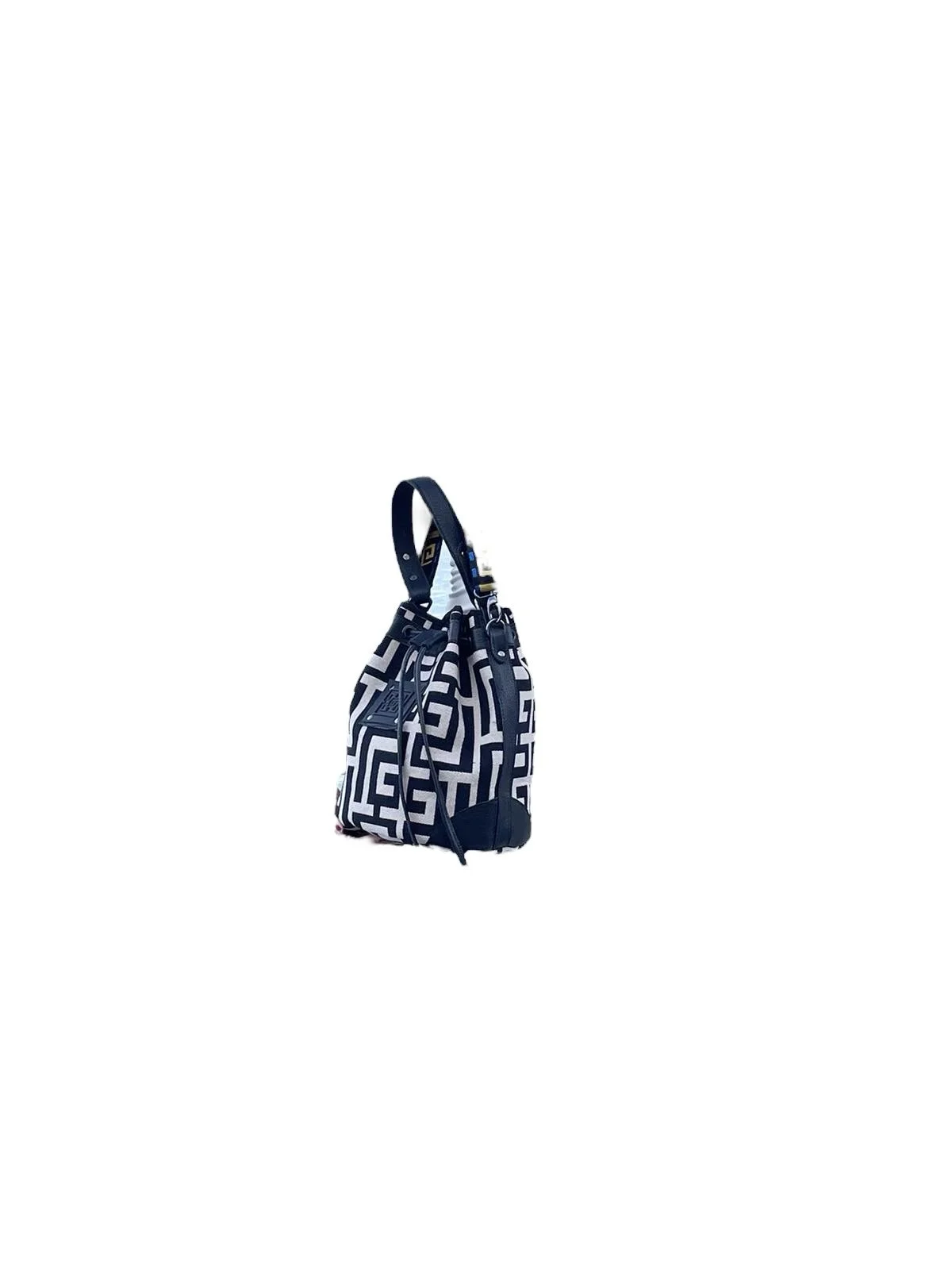 Φωτογραφία προϊόντος: Midneto Themis Beige Black Labyrinth Bag