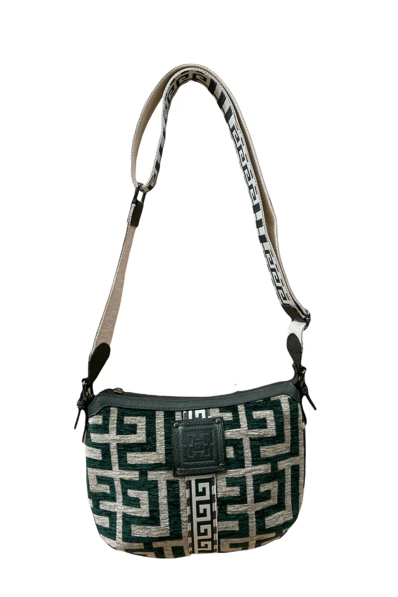 Φωτογραφία προϊόντος: Midneto Pasiphae Cypress Beige Chenille Labyrinth Bag