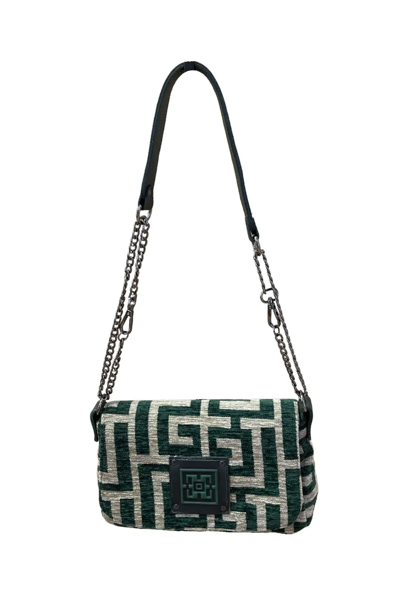 Φωτογραφία προϊόντος: Midneto Rhea Cypress Beige Labyrinth Bag
