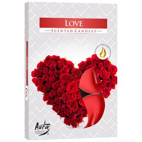 Φωτογραφία προϊόντος: OEM Love Scented Candles-Σετ 6 αρωματικά κεριά ρεσω άρωμα της αγάπης