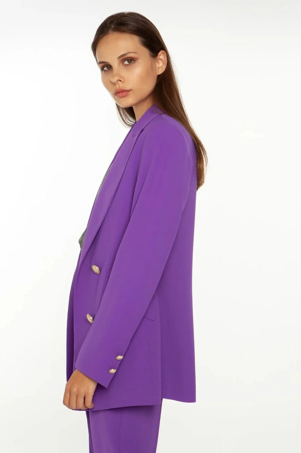 Φωτογραφία προϊόντος: Blazer με κουμπιά χρυσά Toi & Moi / Purple