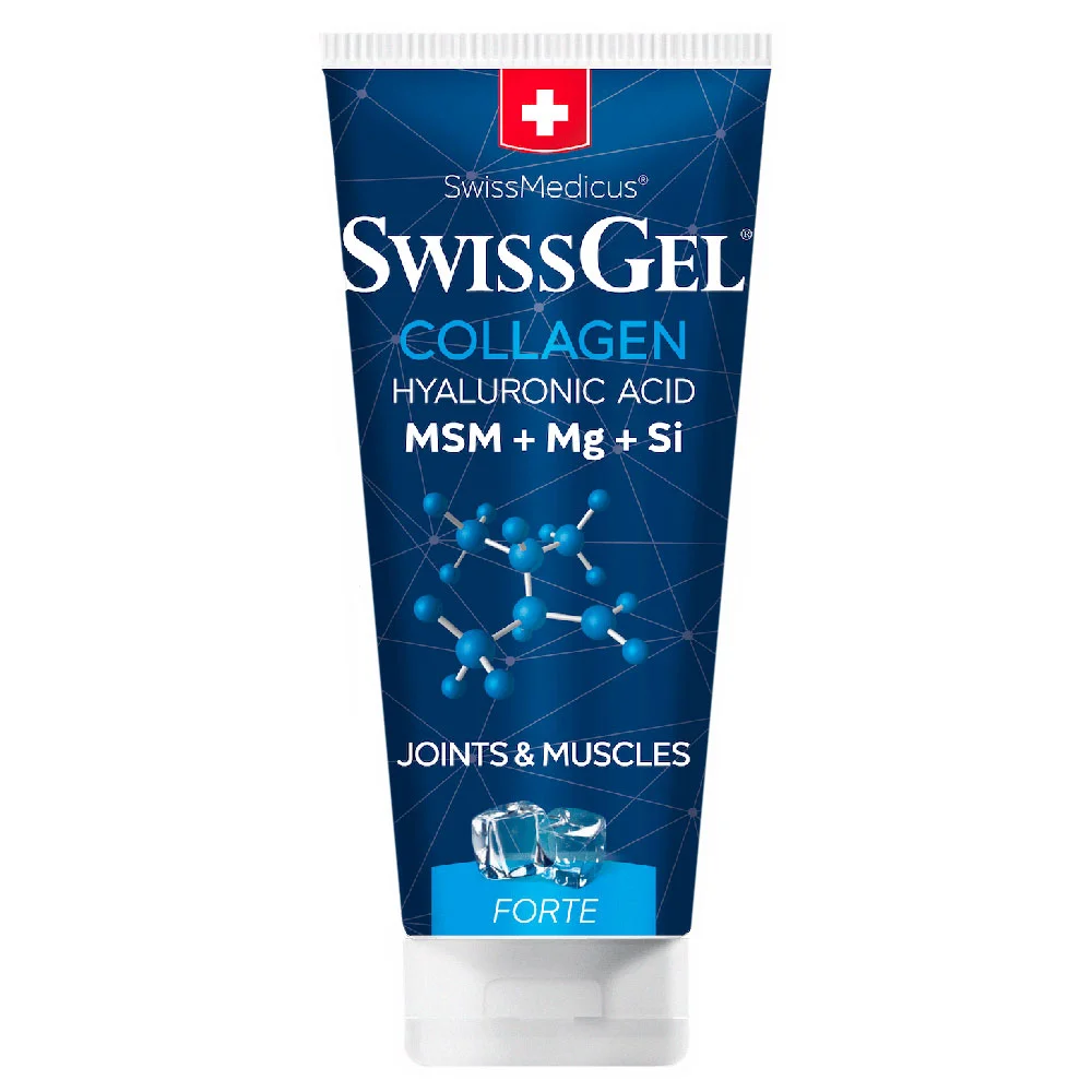 Φωτογραφία προϊόντος: Swiss Medicus Herbamedicus Swiss Gel Collagen Forte Ψυκτική Κρέμα με Θαλάσσιο Κολλαγόνο + Υαλουρονικό 200ml