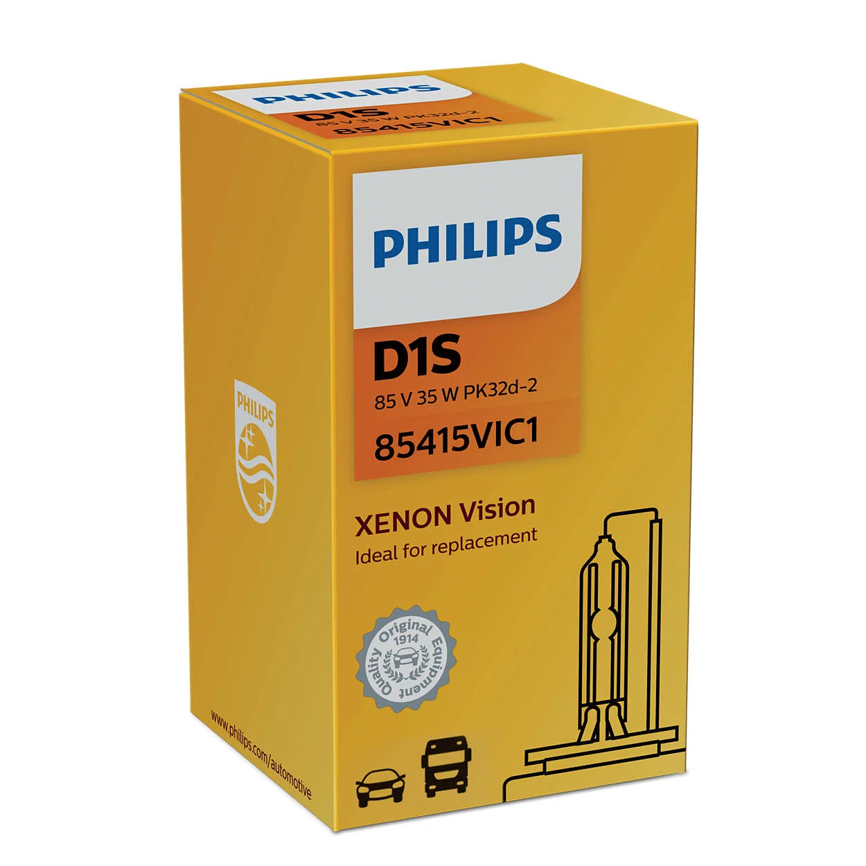 Φωτογραφία προϊόντος: Λάμπα Xenon Philips Vision D1S