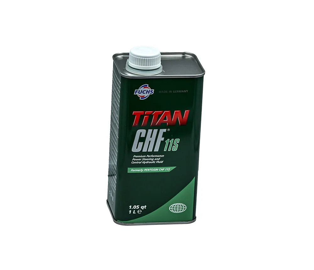 Φωτογραφία προϊόντος: FUCHS TITAN CHF 11S 1L – Ειδικό Συνθετικό Υγρό Υδραυλικού Τιμονιού (ex Pentosin CHF 11S)