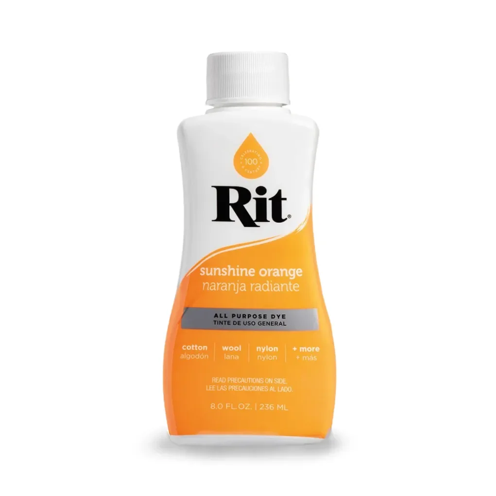 Φωτογραφία προϊόντος: RIT DYE Liquid All-Purpose Βαφή Υφασμάτων – Sunshine Orange 236ml