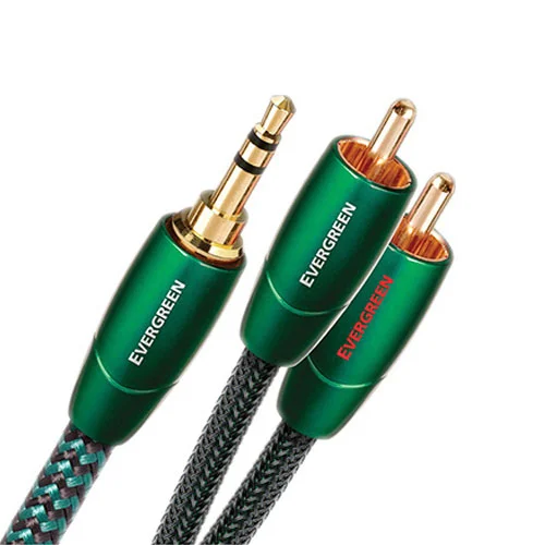Φωτογραφία προϊόντος: AudioQuest Evergreen 3.5mm male - 2x RCA male 2m - Καλώδιο Audio