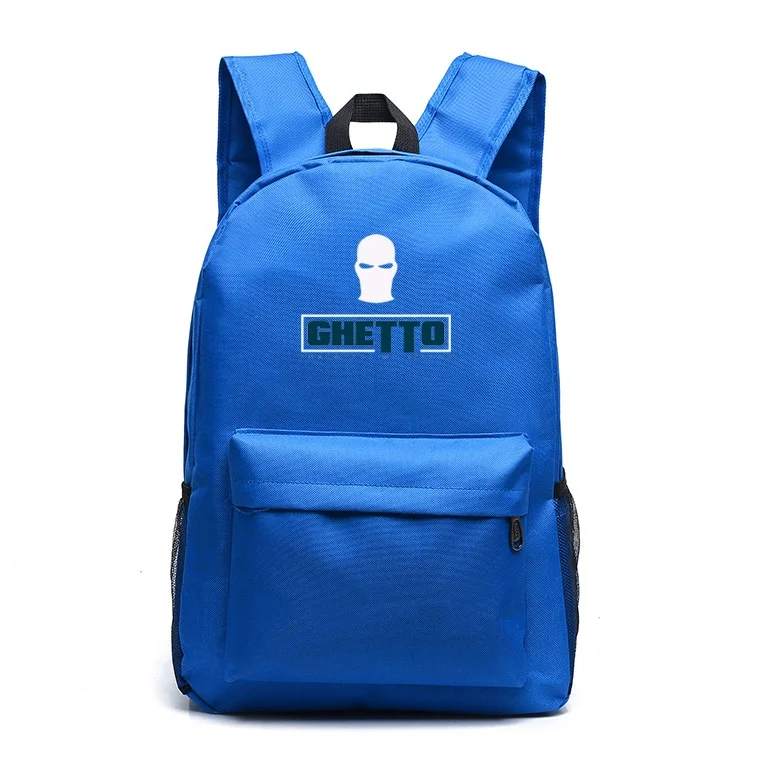 Φωτογραφία προϊόντος: Ghetto Sport Backpack Mask Logo Unisex | Lightweight Streetwear Backpack Blue