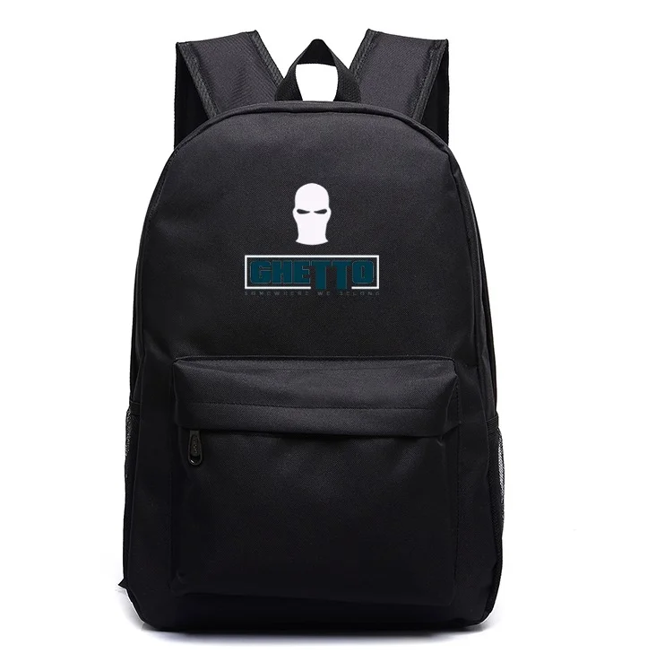 Φωτογραφία προϊόντος: Ghetto Sport Backpack Mask Logo Unisex | Lightweight Streetwear Backpack Black