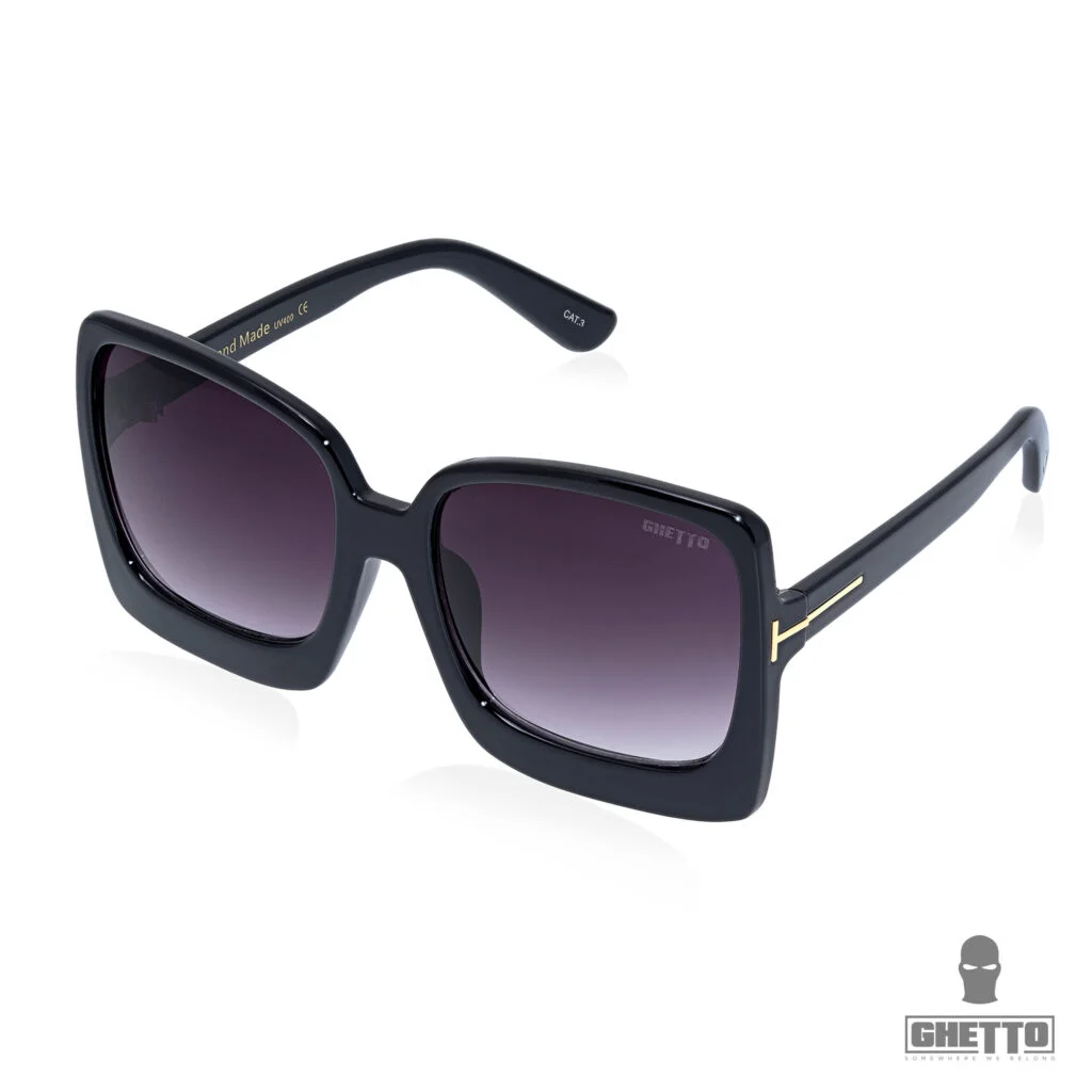 Φωτογραφία προϊόντος: Ghetto Jackies Ladies Square Sunglasses Black