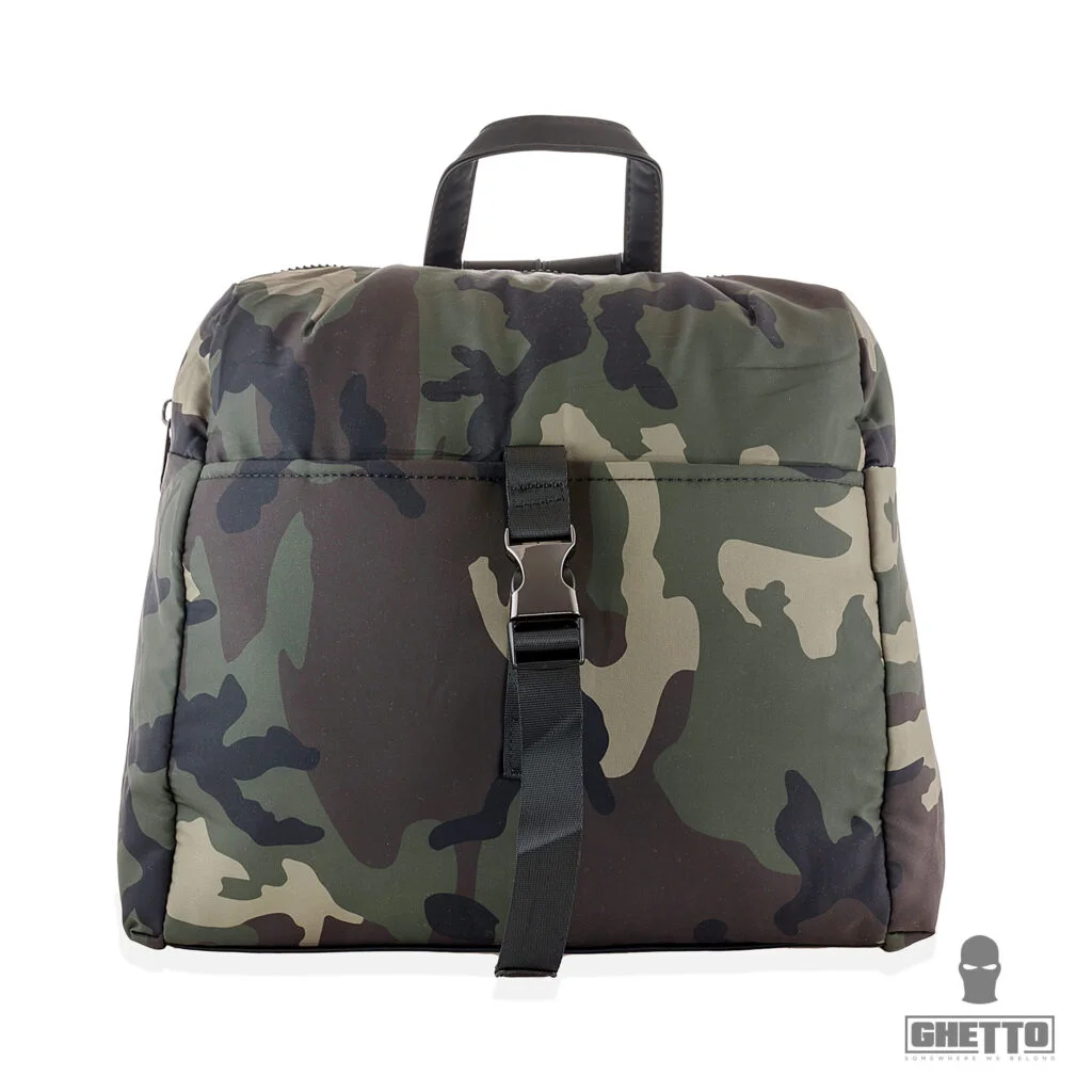 Φωτογραφία προϊόντος: Ghetto Medium Backpack Classic Camo Street Backpack with Buckle Strap