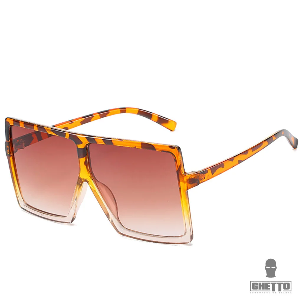 Φωτογραφία προϊόντος: Ghetto Fashion Women Oversized Sunglasses Leopard Tea
