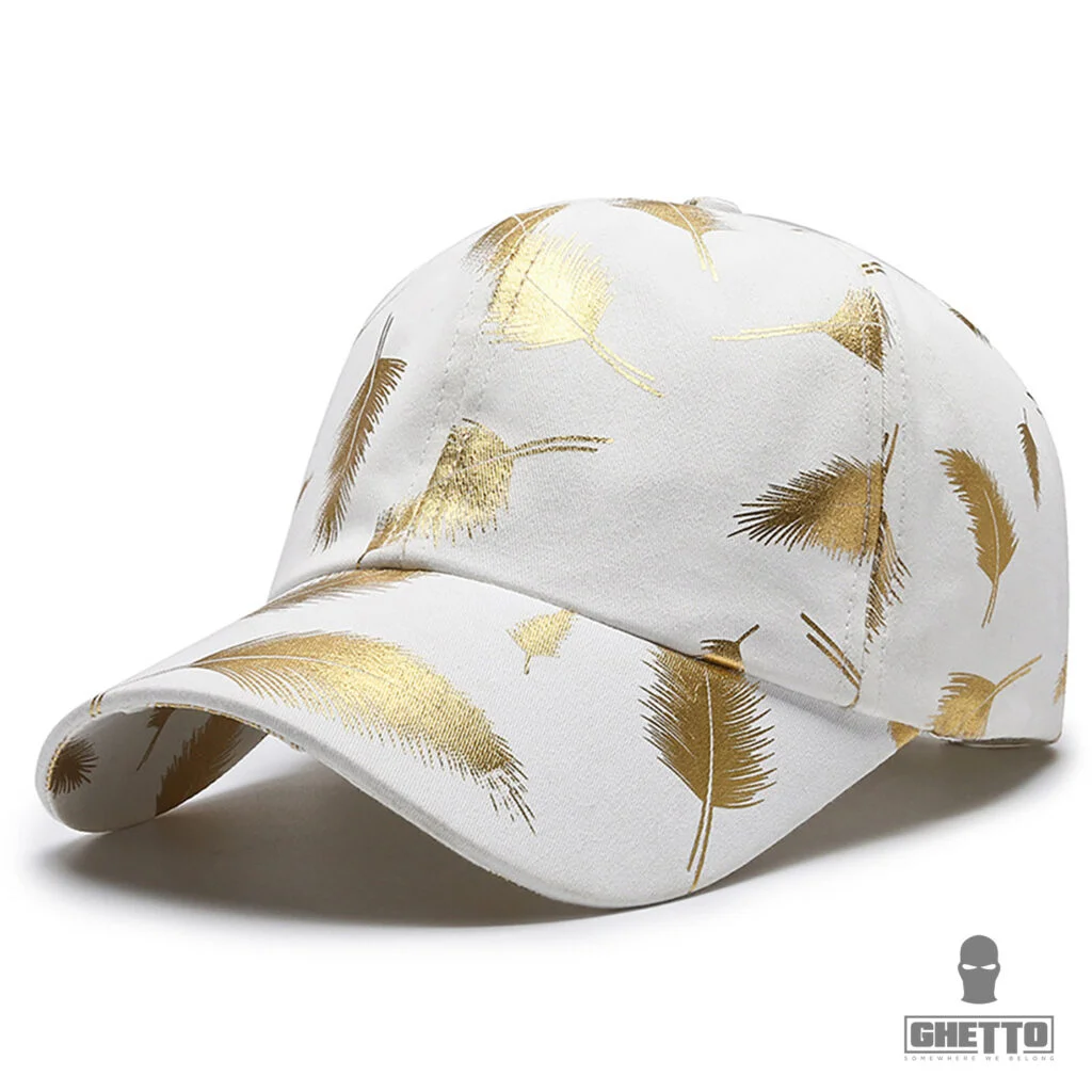 Φωτογραφία προϊόντος: Ghetto New Stylish Adjustable Cap Gold Leaf White