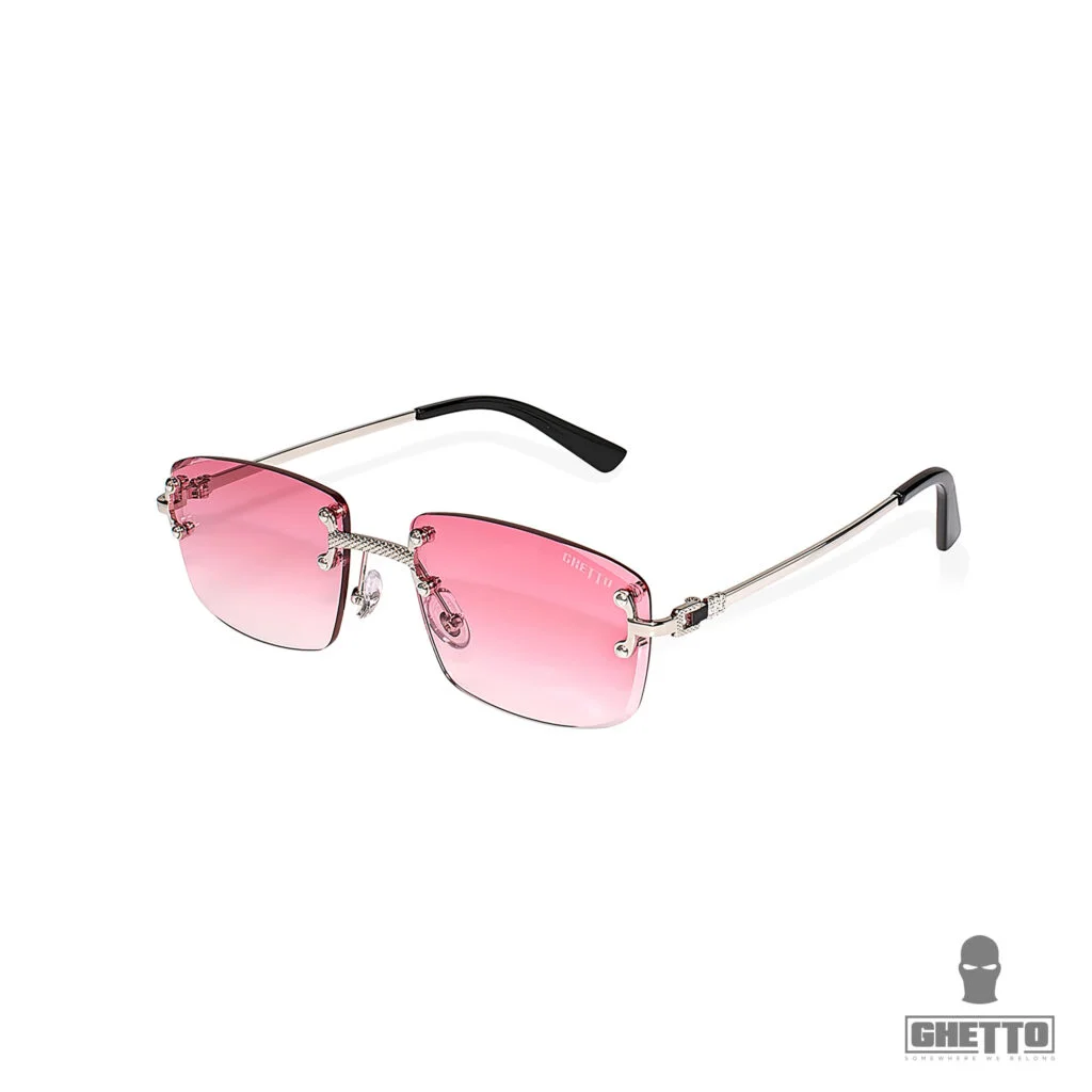 Φωτογραφία προϊόντος: Ghetto Palette Sunglasses Silver Frame Unisex Ocean Red