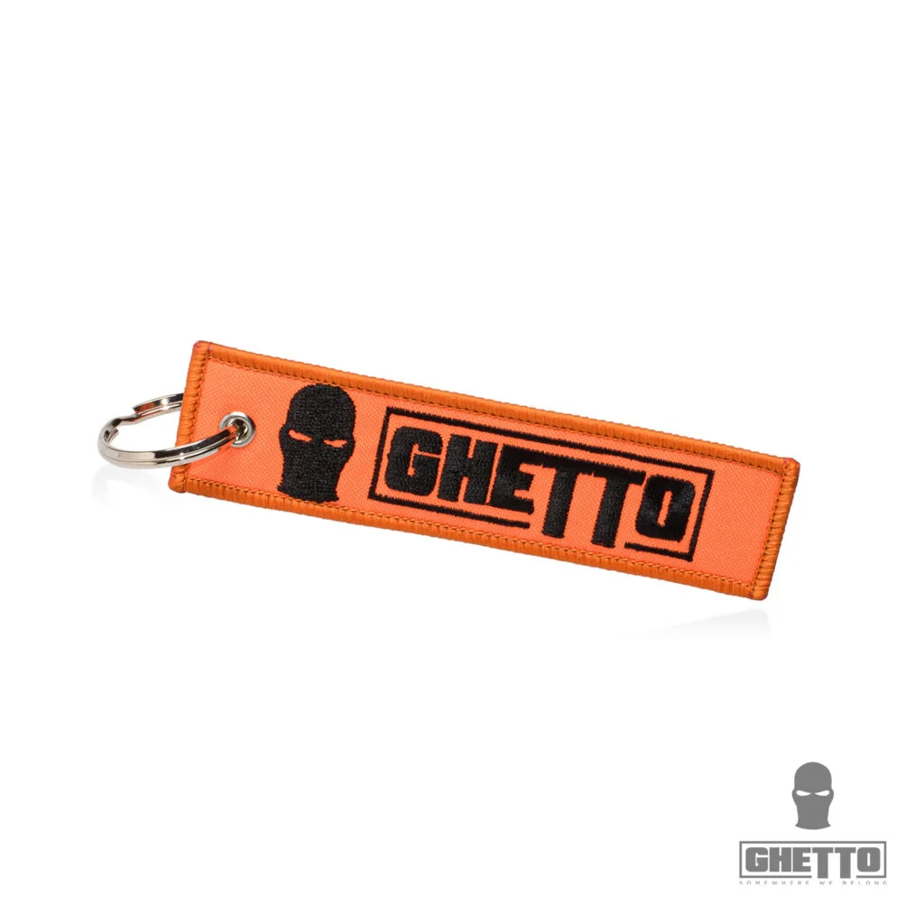 Φωτογραφία προϊόντος: Ghetto Logo Keychain | Embroidered Street Keyring