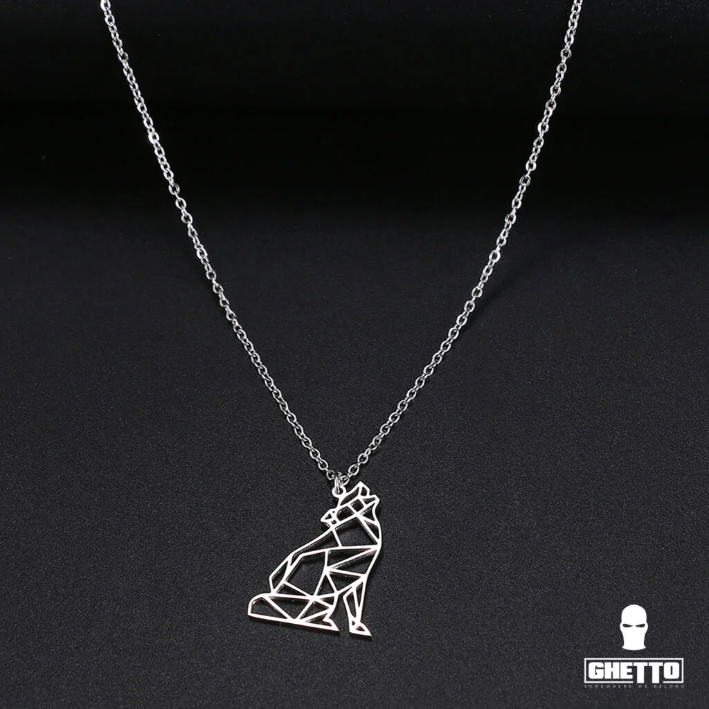 Φωτογραφία προϊόντος: Ghetto Wolf Design Necklace Stainless Steel Silver