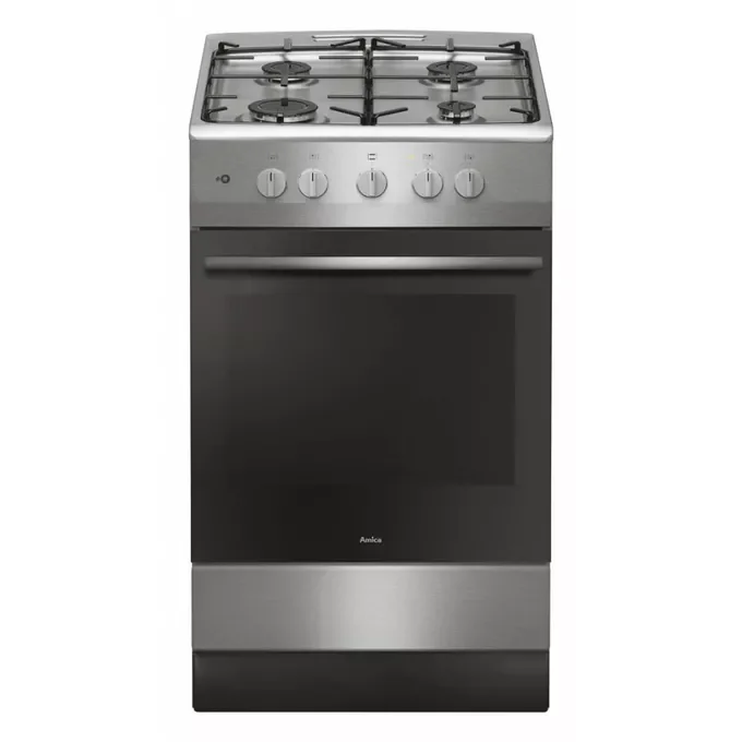 Φωτογραφία προϊόντος: Κουζίνα Amica 57GGH4.23ZPFXx 70lt Α με Εστίες και Φούρνο Υγραερίου Π50εκ Inox