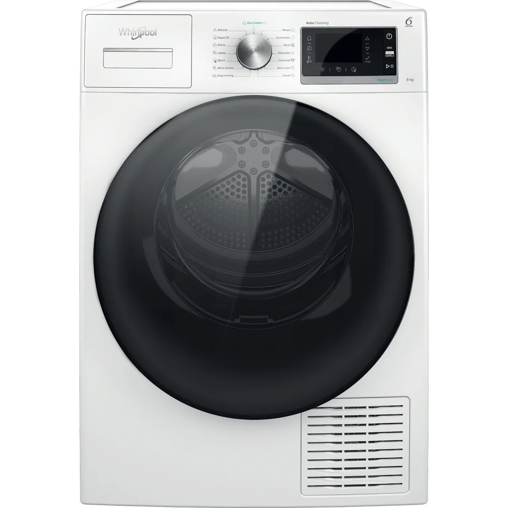 Φωτογραφία προϊόντος: Στεγνωτήριο Ρούχων Whirlpool W6 D84WB EE 8kg A+++ Λευκό με Αντλία Θερμότητας