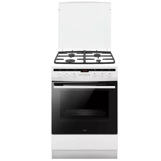 Φωτογραφία προϊόντος: Κουζίνα Amica 6117GED3.33PaHZpTaDA(W) 77lt Α με Εστίες Υγραερίου και φούρνο Ρεύματος 60εκ Λευκή