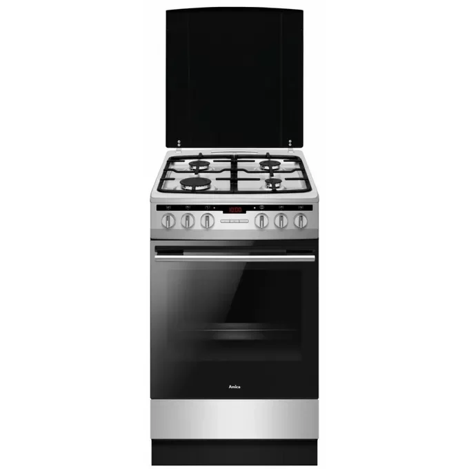 Φωτογραφία προϊόντος: Κουζίνα Amica 57GEH3.33HZpTaDNAXx 65lt Α με Εστίες Υγραερίου και φούρνο Ρεύματος 50εκ Inox