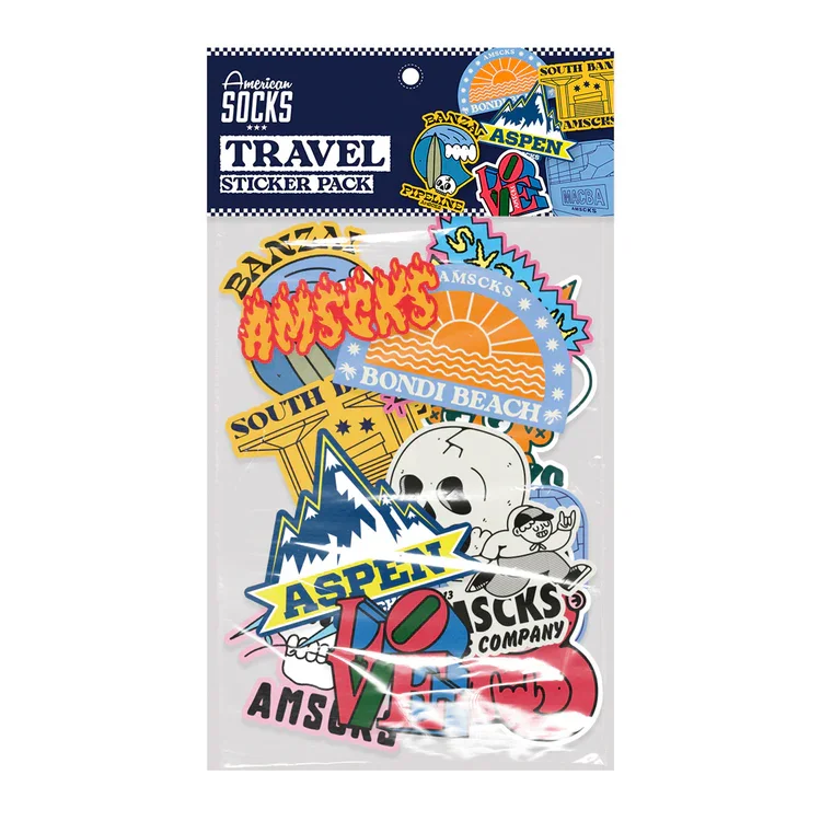 Φωτογραφία προϊόντος: American Socks Travel Sticker Pack Αυτοκόλλητα Streetwear