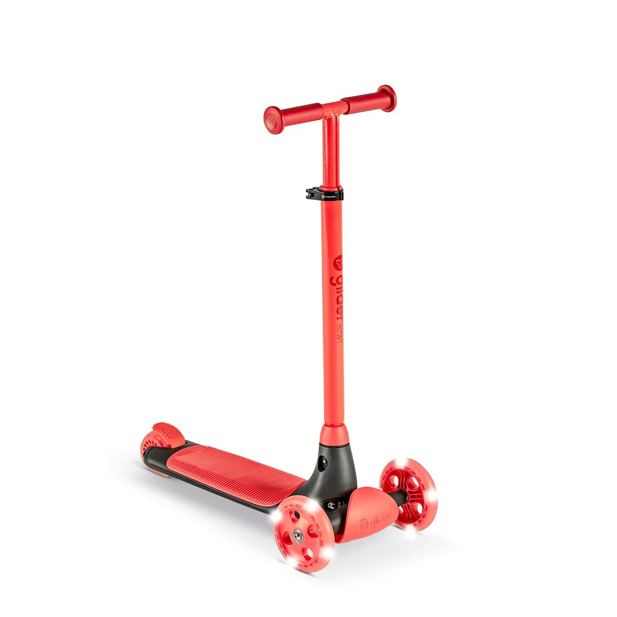 Φωτογραφία προϊόντος: YVOLUTION Glider Kiwi Red Πατίνι 3ρόδες