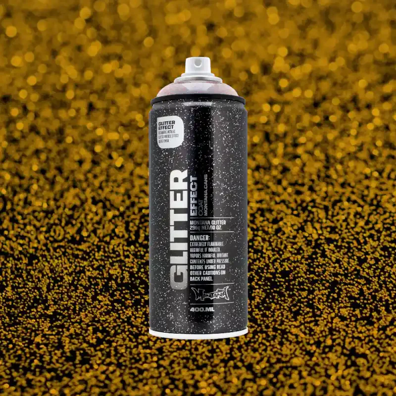 Φωτογραφία προϊόντος: MONTANA CANS Montana Glitter Spray 400ml Glitter Dusty Gold