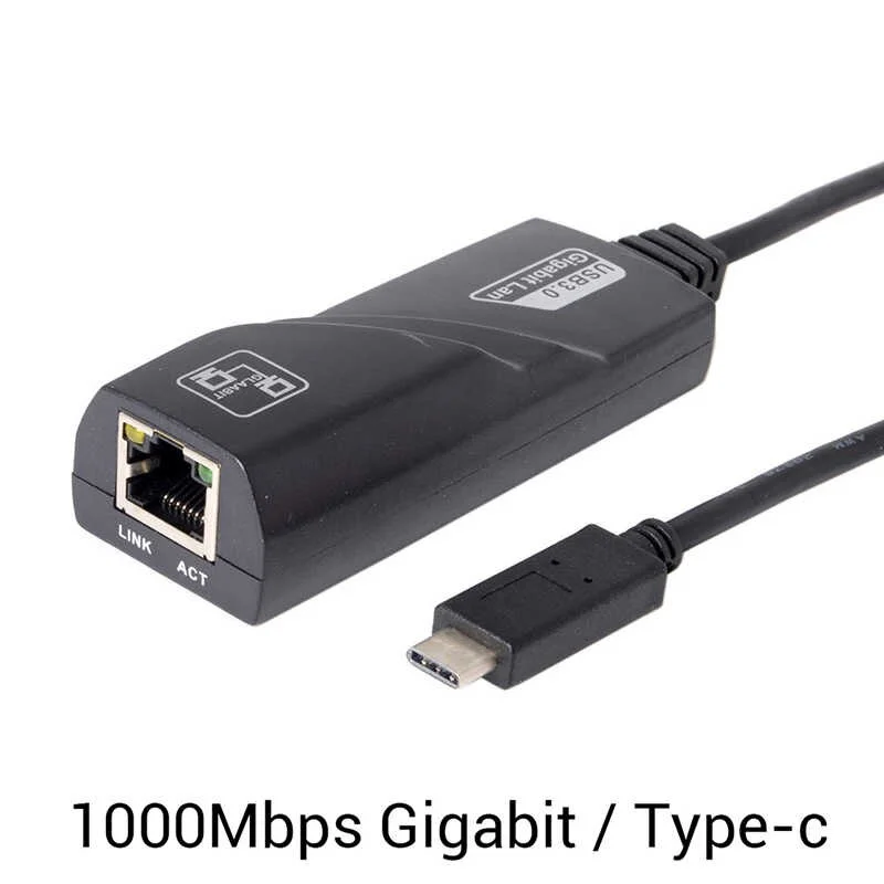 Φωτογραφία προϊόντος: Μετατροπέας USB Type C σε LAN 1000MBps