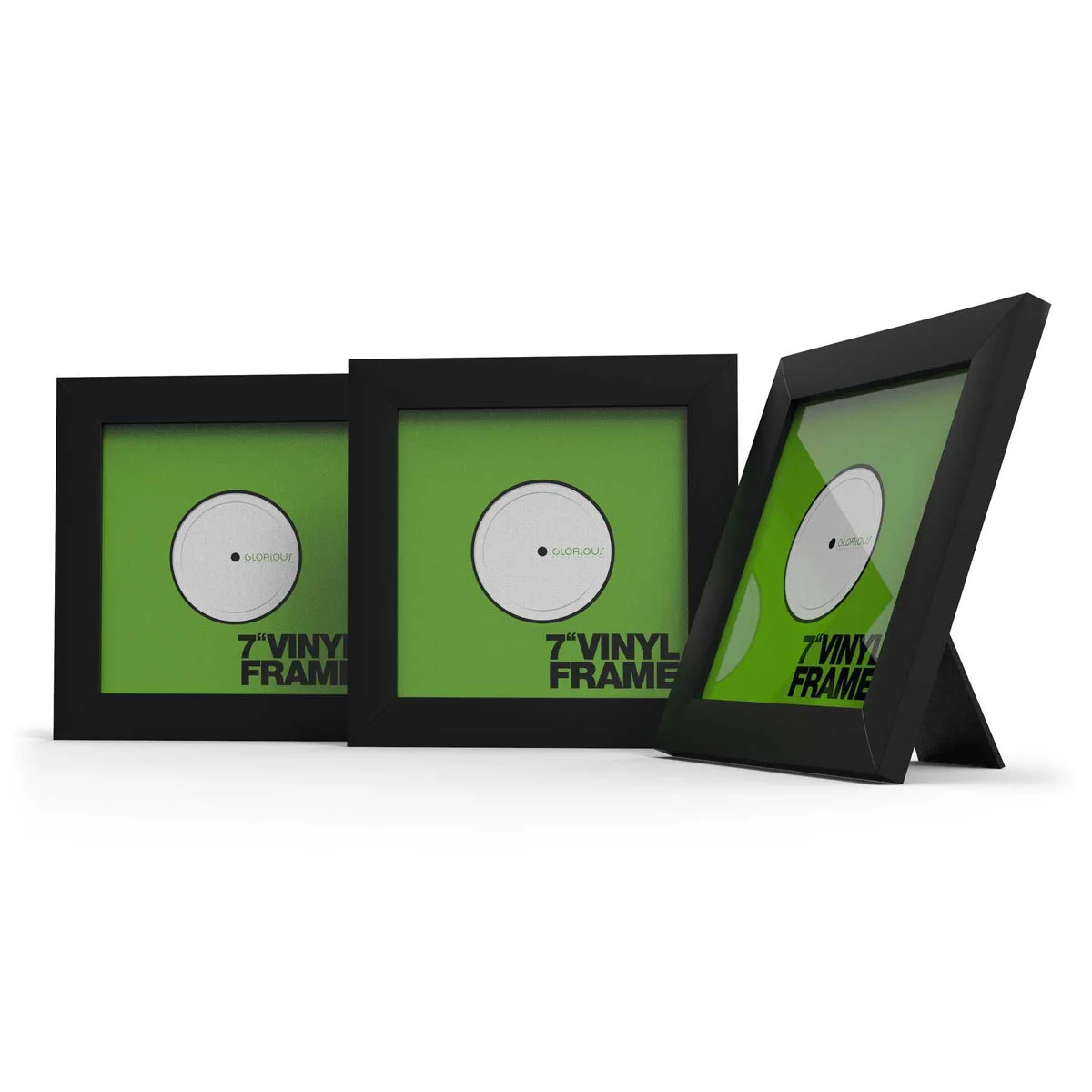 Φωτογραφία προϊόντος: Glorious Vinyl Frame Set 7" Black - Σετ κορνίζες εξωφύλλων βινυλίου 7"