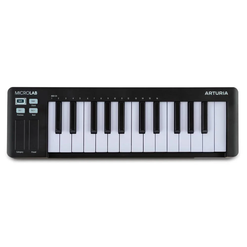 Φωτογραφία προϊόντος: Arturia MicroLab MK3 Black - Universal Midi controller 25 πλήκτρα