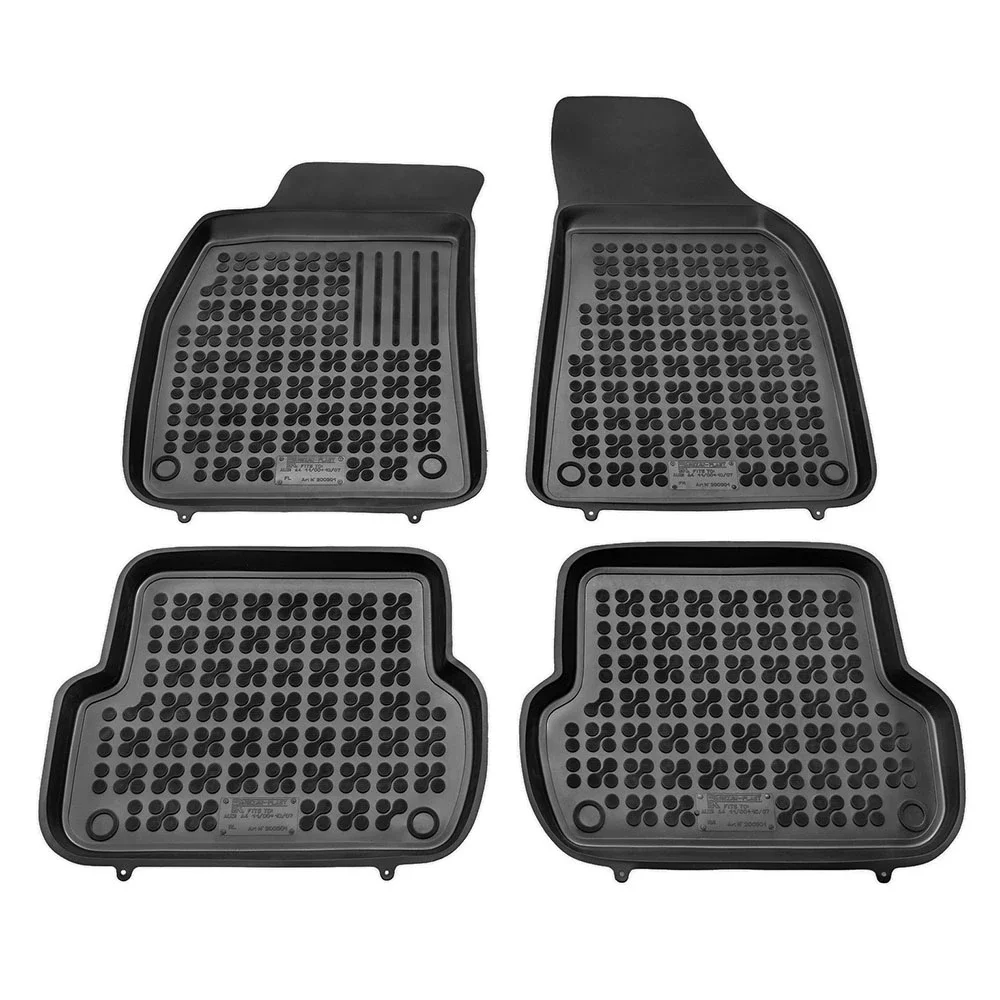 Φωτογραφία προϊόντος: Audi A4 B6/B7 (2001-2008) λαστιχένια μαύρα πατάκια σκαφάκια Rezaw Plast - 4τμχ
