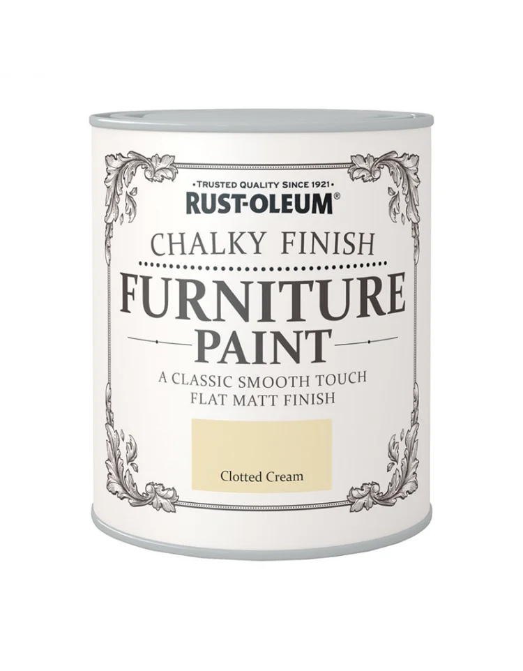Φωτογραφία προϊόντος: Rust-Oleum Χρώμα Κιμωλίας Furniture Chalky Finish Clotted Cream