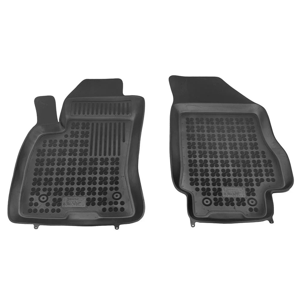 Φωτογραφία προϊόντος: Fiat Doblo (2010-2018) / Opel Combo D (2011-2018) 2 θέσεις λαστιχένια μαύρα πατάκια σκαφάκια Rezaw Plast - 2τμχ