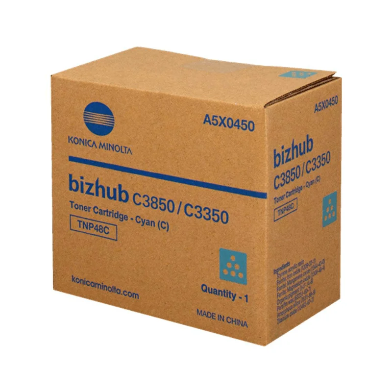 Φωτογραφία προϊόντος: OEM Konica Minolta TNP-48C Cyan Toner Bizhub C3350/C3850