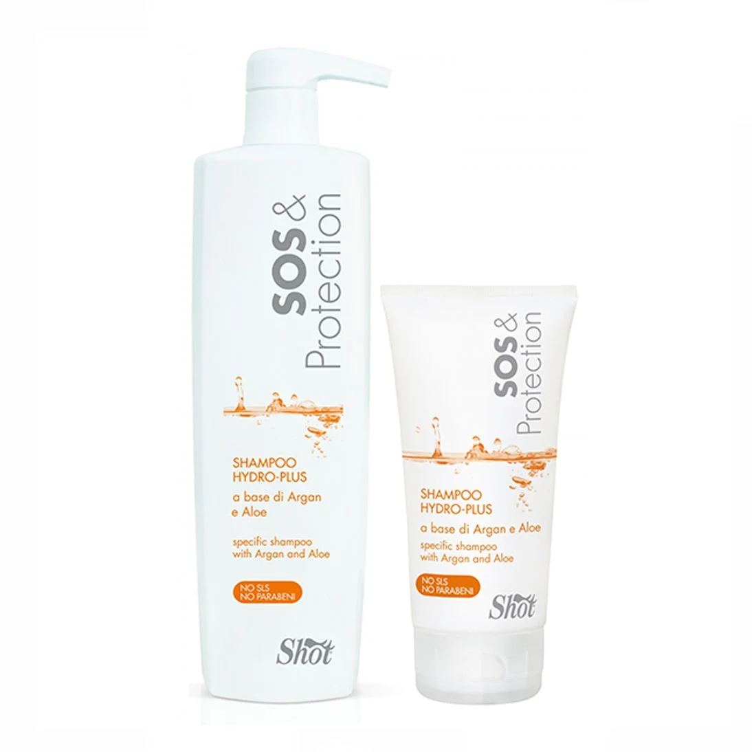 Φωτογραφία προϊόντος: Σαμπουάν "Sos + Protection - Hybrid plus" SHOT (150ml + 1000ml)