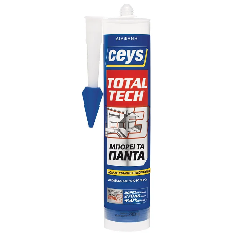Φωτογραφία προϊόντος: Ceys Total Tech Σφραγιστική Συγκολλητική Μαστίχη 507216 290ml