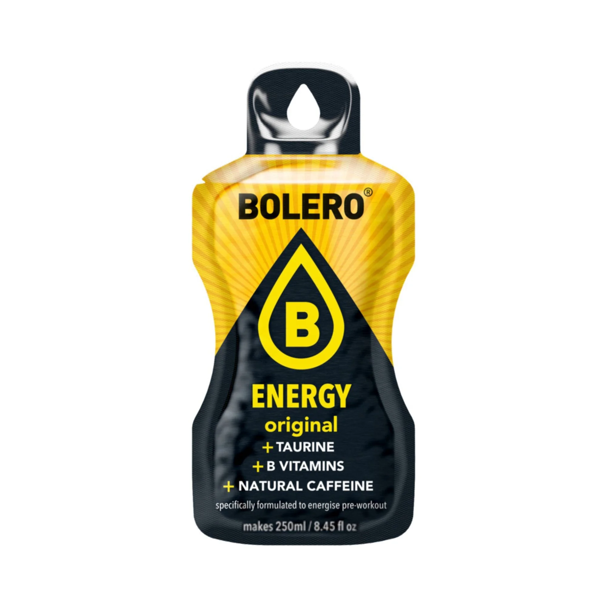 Φωτογραφία προϊόντος: Bolero χυμός σκόνη (1 x 9 γρ.) Energy Original - Ενεργειακό Ρόφημα (7 γρ. σε 250ml) [+ταυρίνη, καφεΐνη, σύμπλεγμα βιτ. Β]