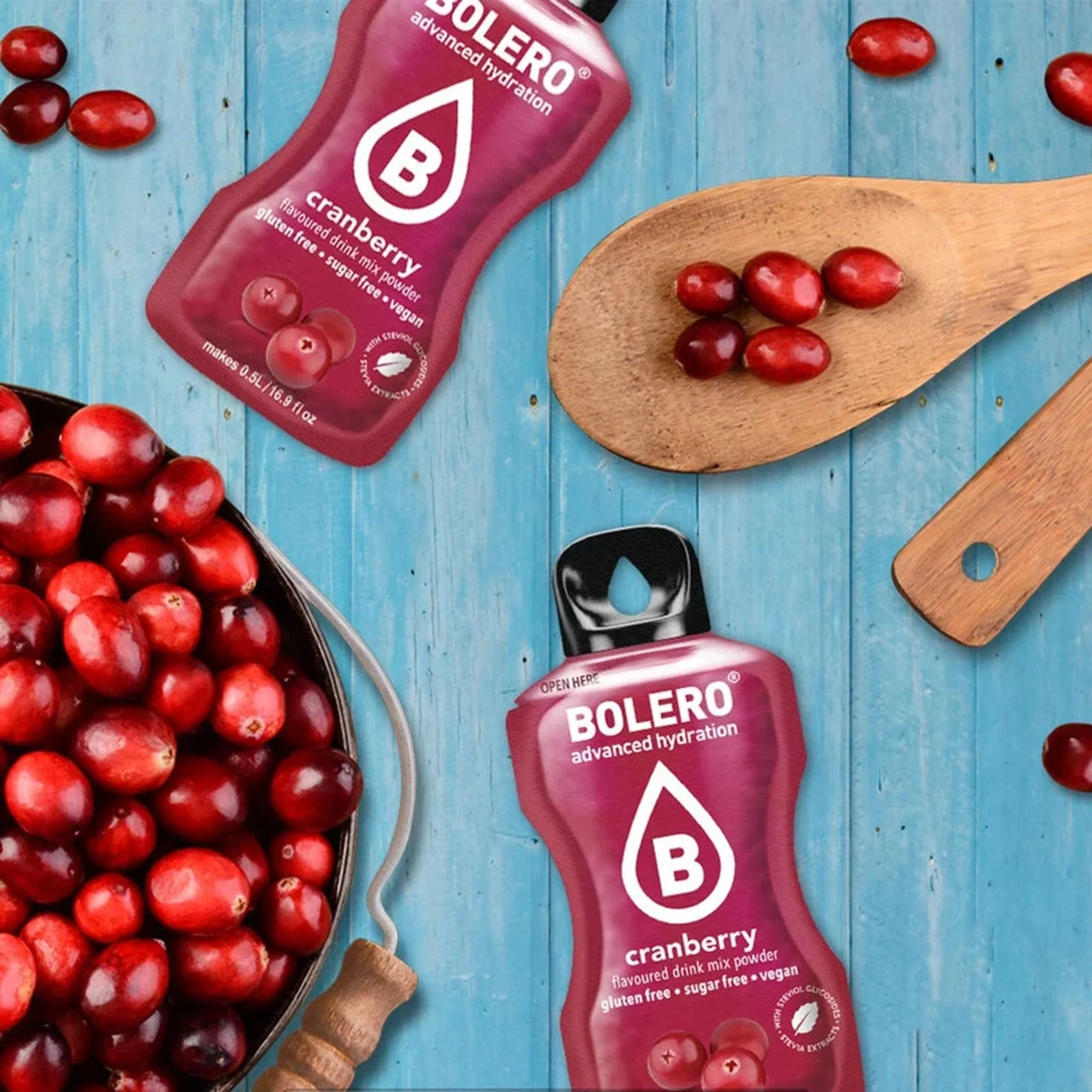 Φωτογραφία προϊόντος: Bolero sticks χυμός σκόνη (12 x 3 γρ.) Κράνμπερι