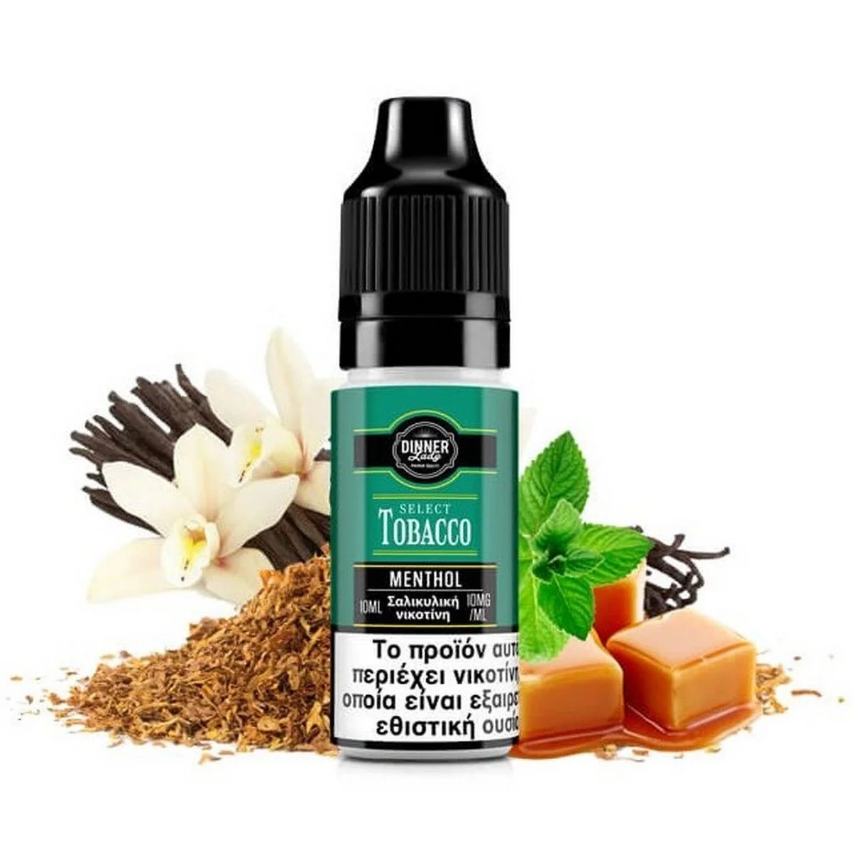 Φωτογραφία προϊόντος: Dinner Lady Select Tobacco Bar Salts Menthol 10ml