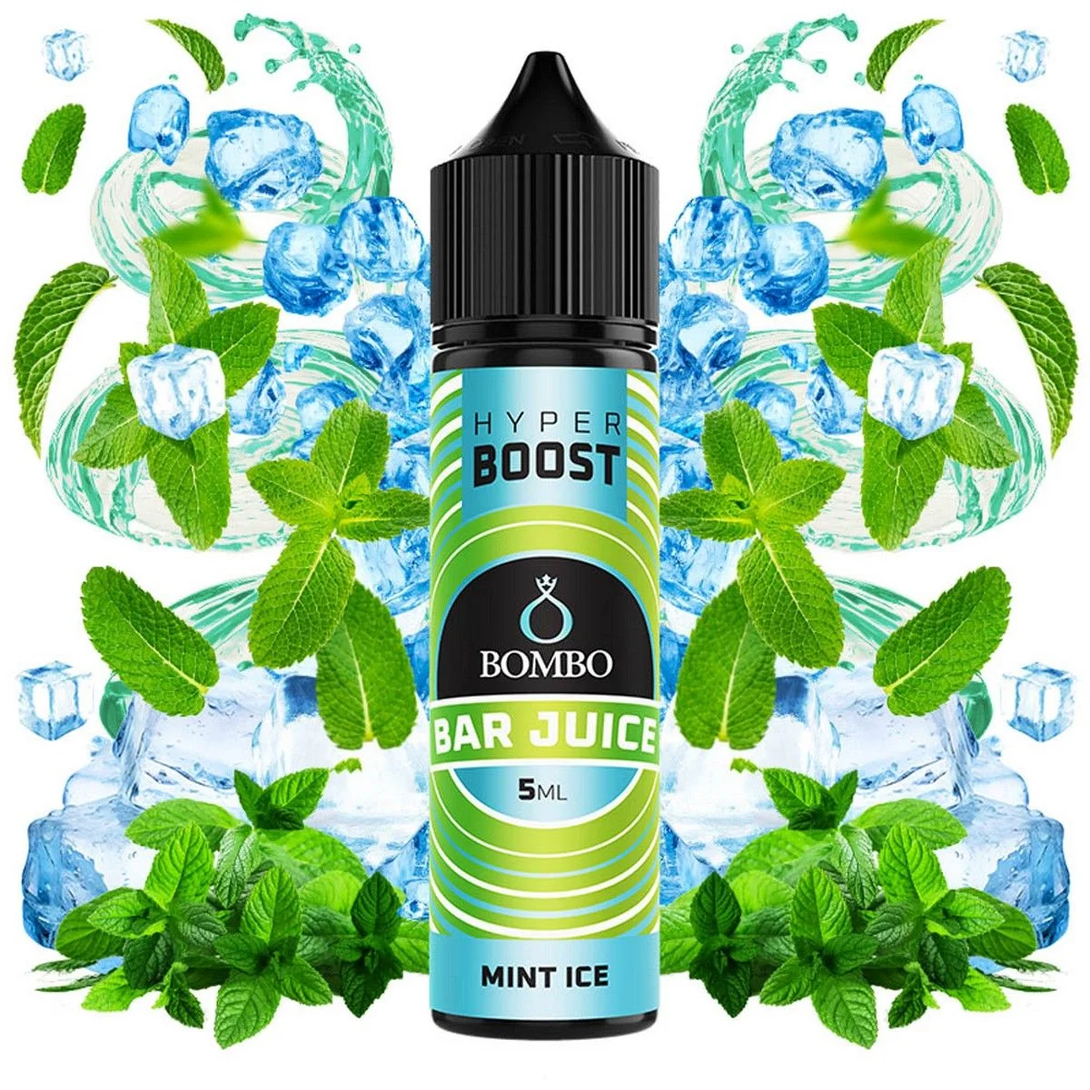 Φωτογραφία προϊόντος: Bombo Bar Juice Hyper Boost Flavor Shot Mint Ice 5ml/60ml