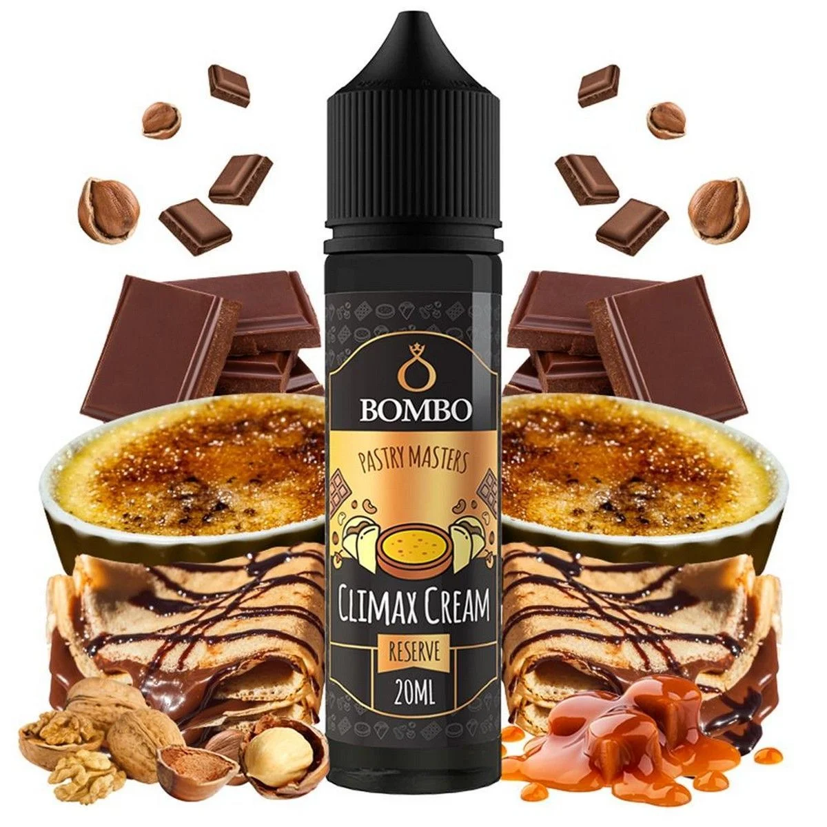 Φωτογραφία προϊόντος: Bombo Pastry Masters Flavor Shot Climax Cream 20ml/60ml