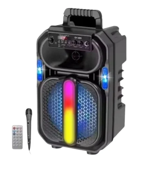 Φωτογραφία προϊόντος: OEM Φορητό Ηχείο Καραόκε με Μικρόφωνο Bluetooth 8″ GY-805